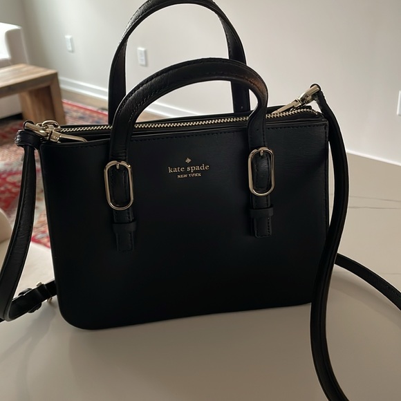 Kate Spade Black Adjustable Cross Body Bag - Picture 4 of 17